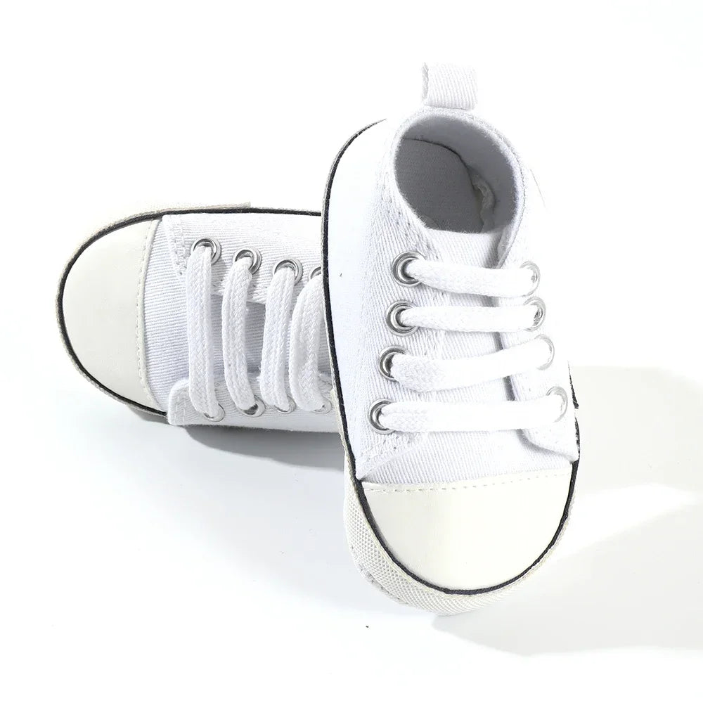 Baby Canvas Classic Sneakers Newborn Print Star Sports Baby