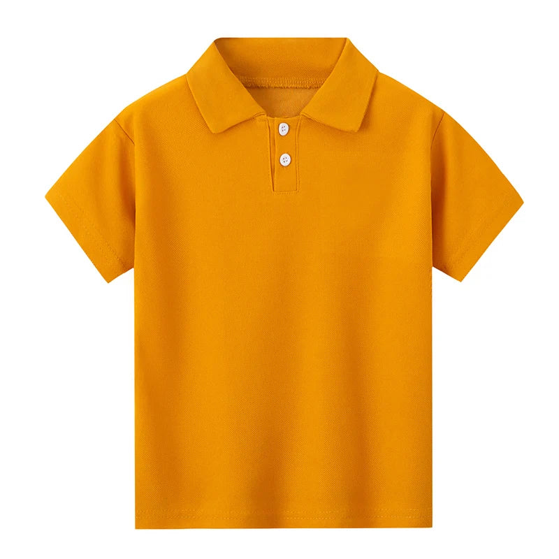 1/3 Pack Children's Solid color POLO Shirt Boy Handsome Fash