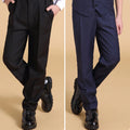 New Fall Teenage Pants School Uniform Cotton Solid Color Sui