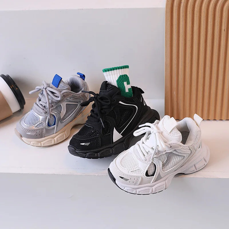 Kids Casual Sports Shoes with Thick Soles Boys Girls Versati
