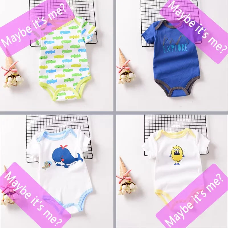 Soft Cotton Baby Romper Newborn to 24 Months