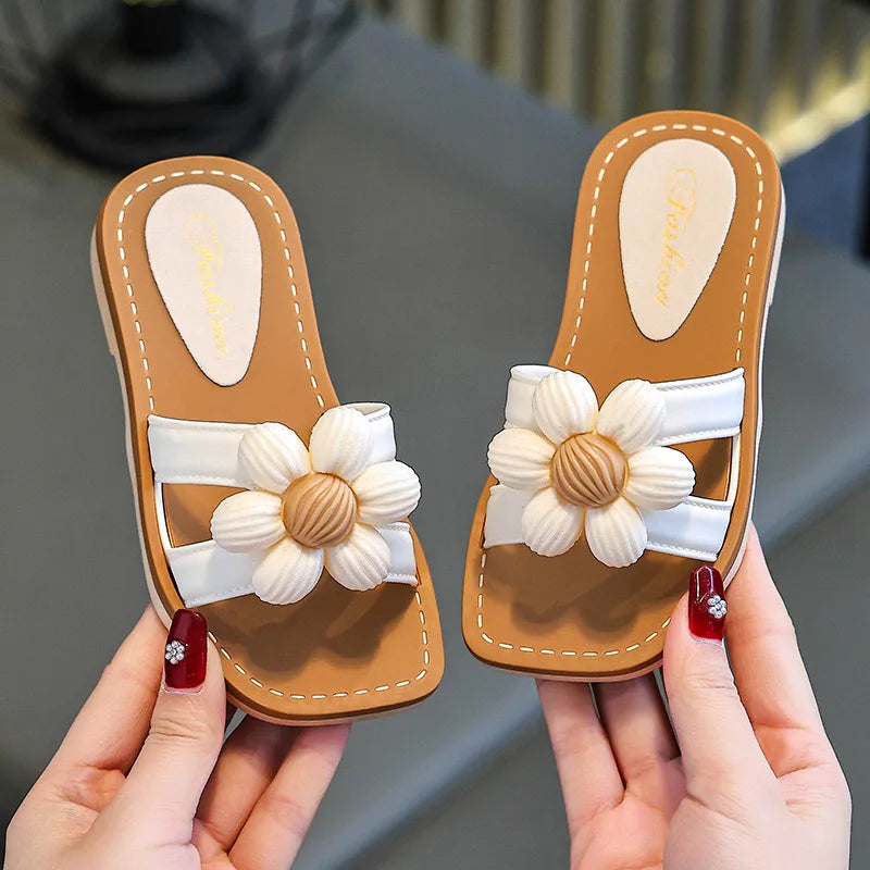 Children Slippers Kids Summer Cartoon Beach Shoes Girls Baby