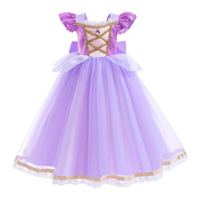 Load image into Gallery viewer, Elsa Anna Kid Princess Girls Dress Rapunzal  Kids Cosplay Ha