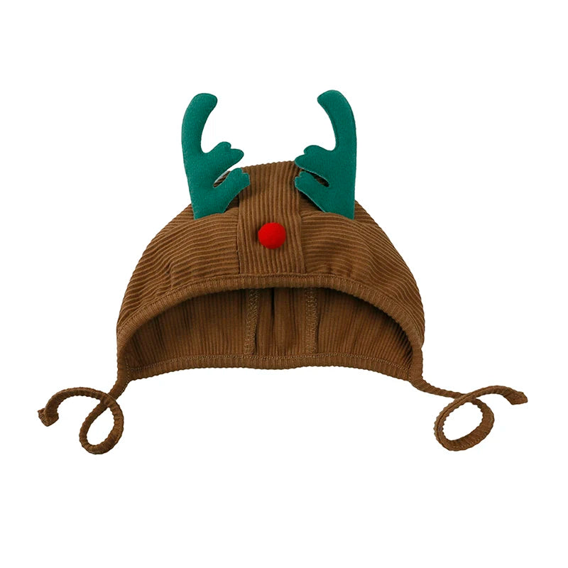 Baby Christmas Knit Outfit with Hat