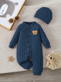 Red Bear Onesie & Hat Set – Baby 1-18 Months
