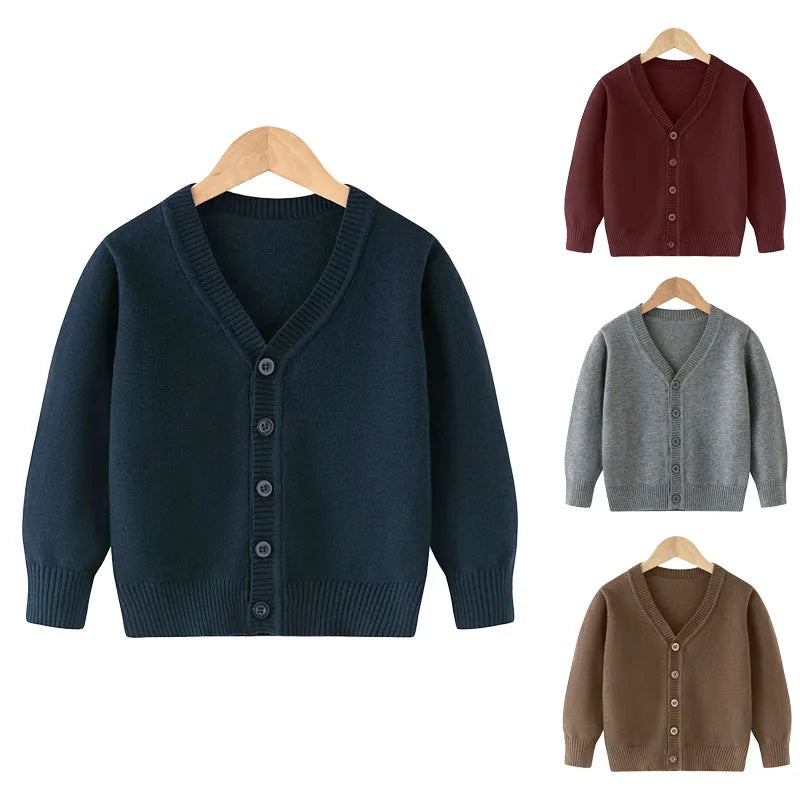 Winter Boys Knitted Sweaters Big Kids Clothes  Autumn Childr