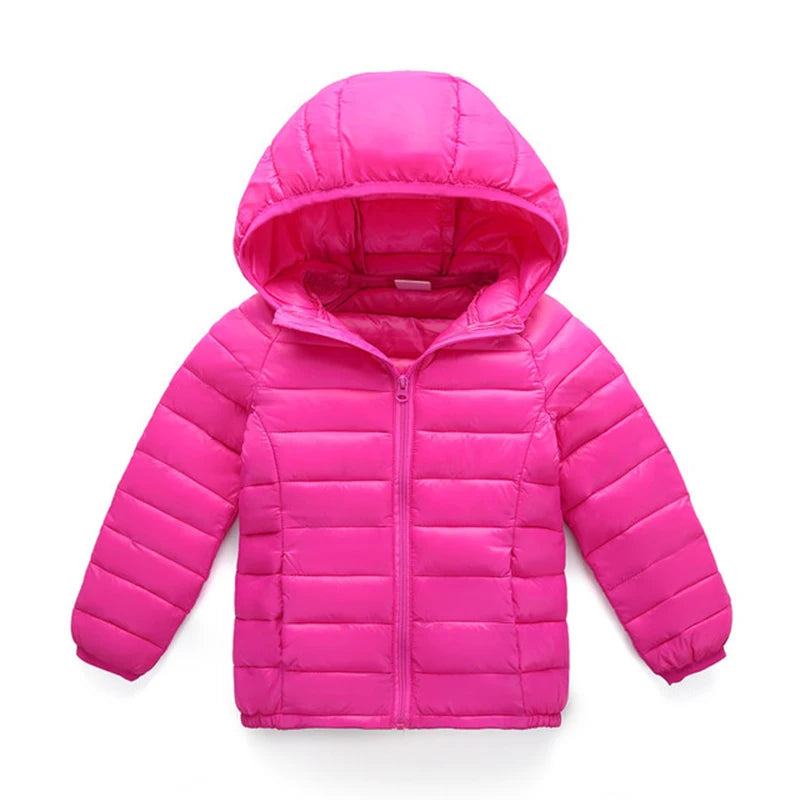 2-12 Years Autumn Winter Kids Cotton Jackets For Girls Child