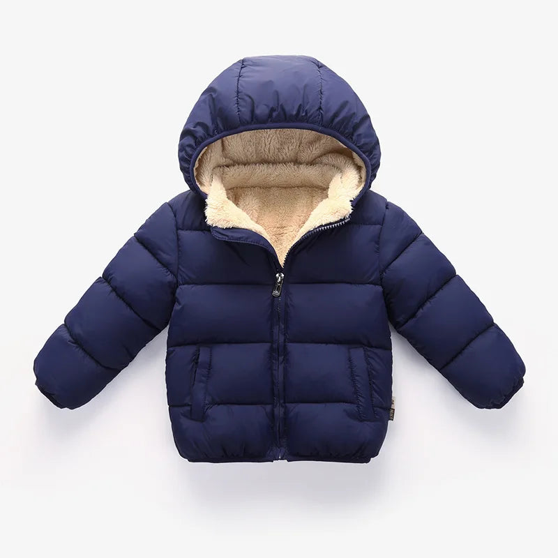 Baby Children Coats Winter Thick Jackets For Boys Warm Plush