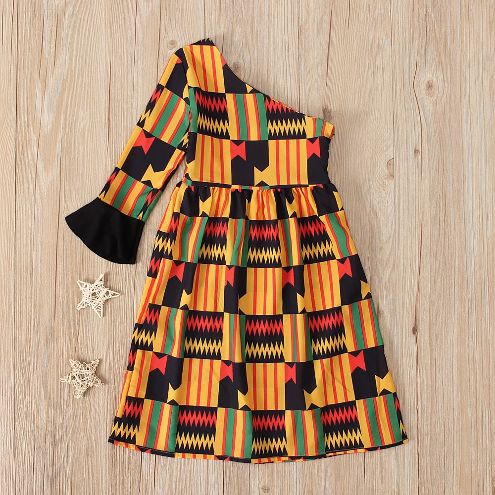 African Bohemian Girls' Dress | Traditional Wear