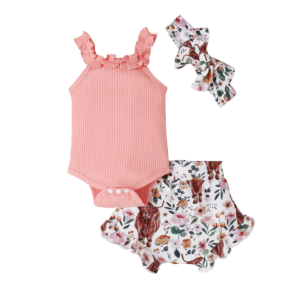 Citgeett Summer Infant Baby Girl Pants Suit Casual Party Off