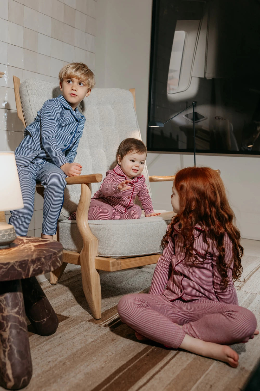 Striped Family Matching Pyjamas Set