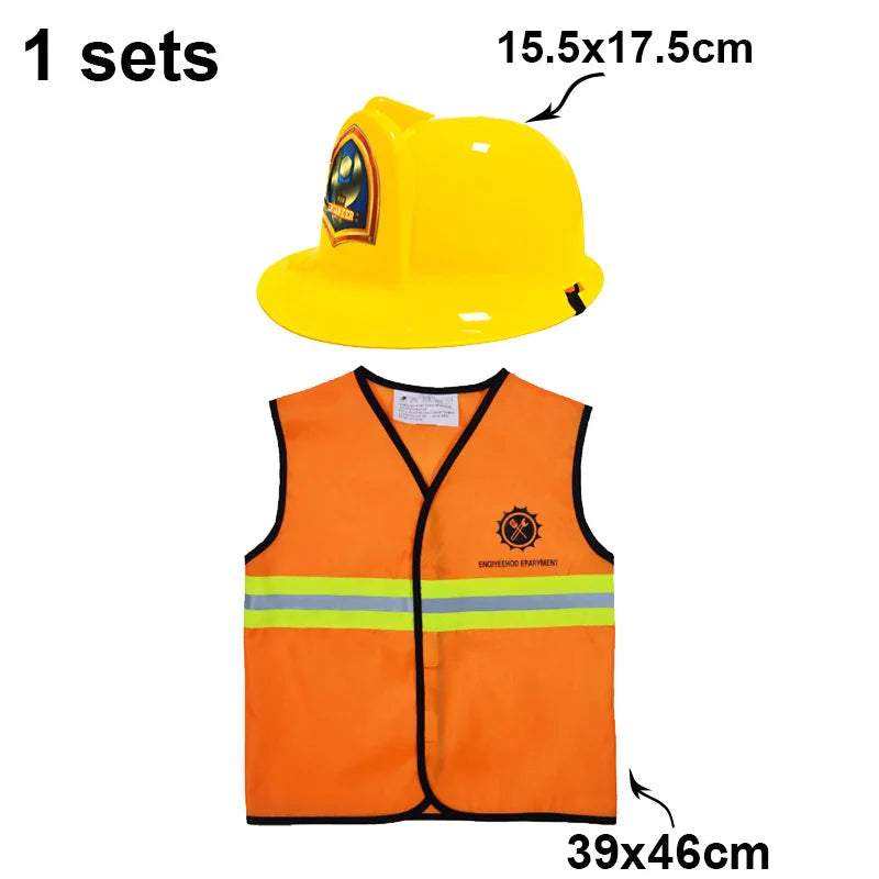 Construction Worker Dress-Up Costume Set