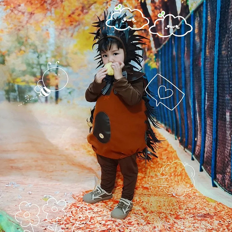 Boys Girls Hedgehog Costume Toddler Cosplay Animal Costumes