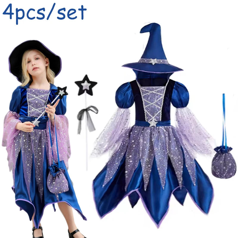 Enchanted Witch Fancy Dress Costume & Accessories