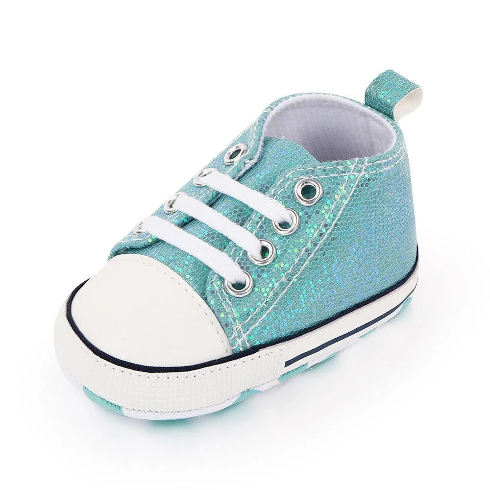 Baby Canvas Classic Sneakers Newborn Print Star Sports Baby