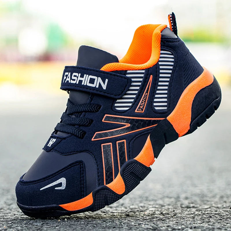 Classic Leather Trainers for Kids | Sizes 10.5-13