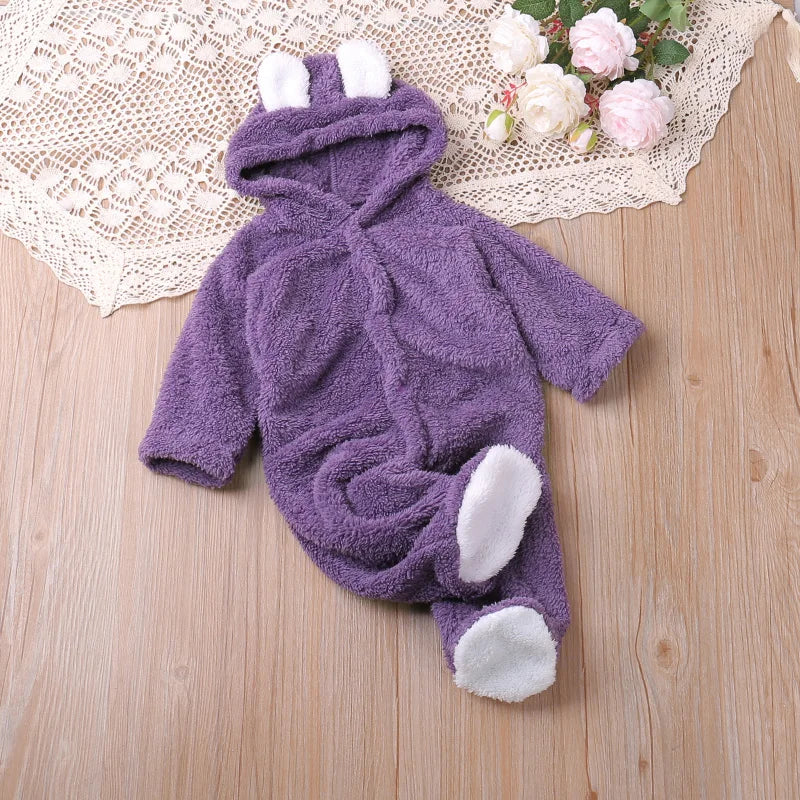 Cartoon Autumn Romper | Newborn–12 Months