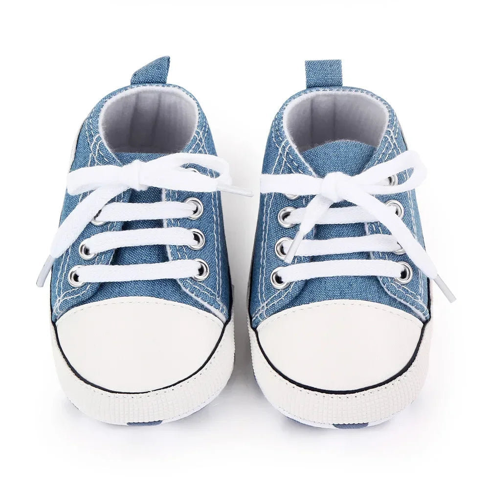 Baby Canvas Classic Sneakers Newborn Print Star Sports Baby