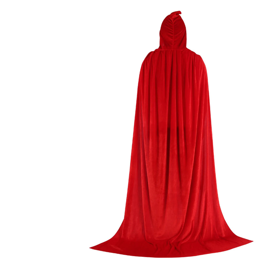 Velvet Hooded Cape – Kids' Medieval Costume