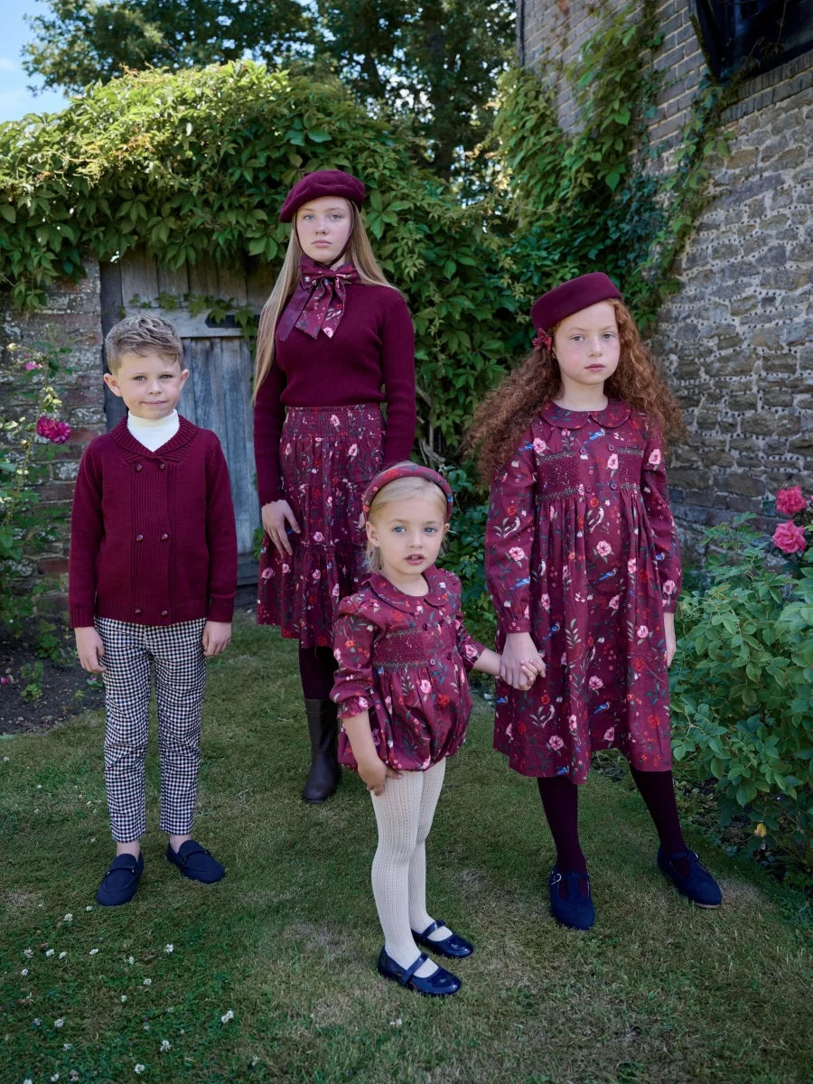Clearance sale AS AW25 Burgundy Collection shabbos cotton pr