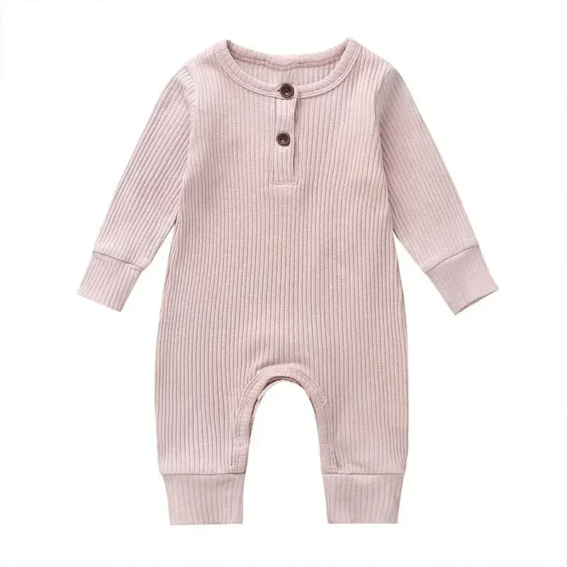 Ribbed Cotton Romper – Newborn to 18 months