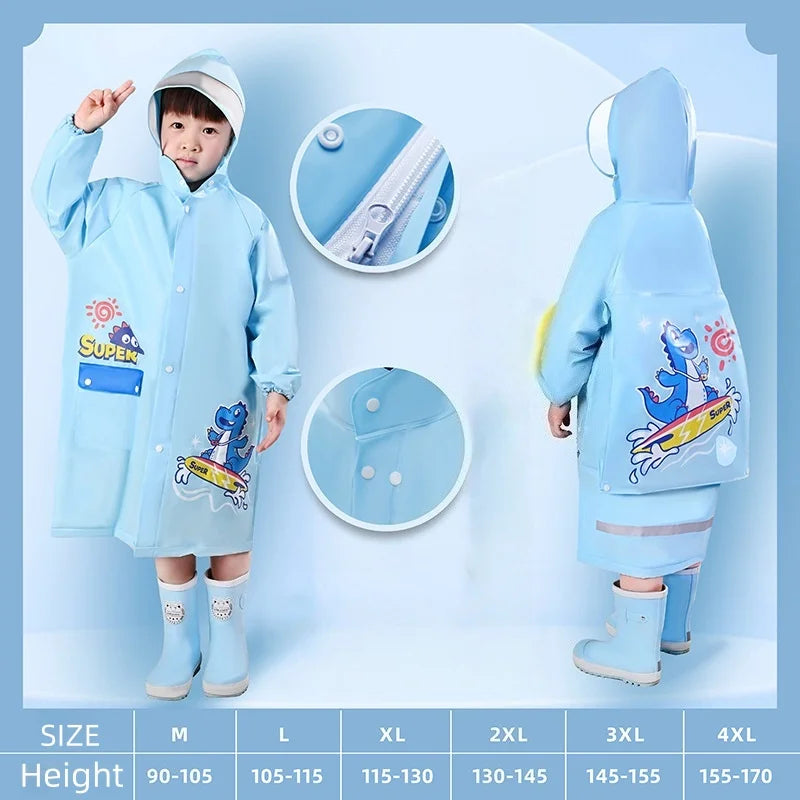 Children's Raincoat Kindergarten Primary School Student's Ca