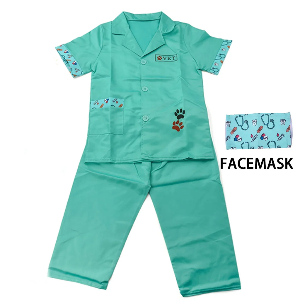 Vet Doctor Dress-Up Costume Set