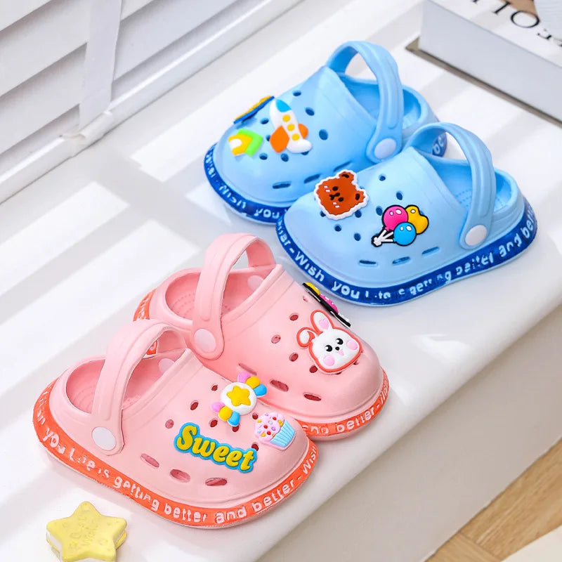 Summer Children Garden Slippers Shoes Boys&Girls Beach Sanda