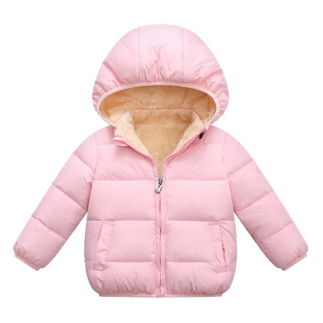 Baby Children Coats Winter Thick Jackets For Boys Warm Plush