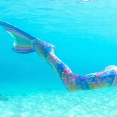 2023 Kids Girls Swimming Mermaid Tail Mermaid Costume Cospla