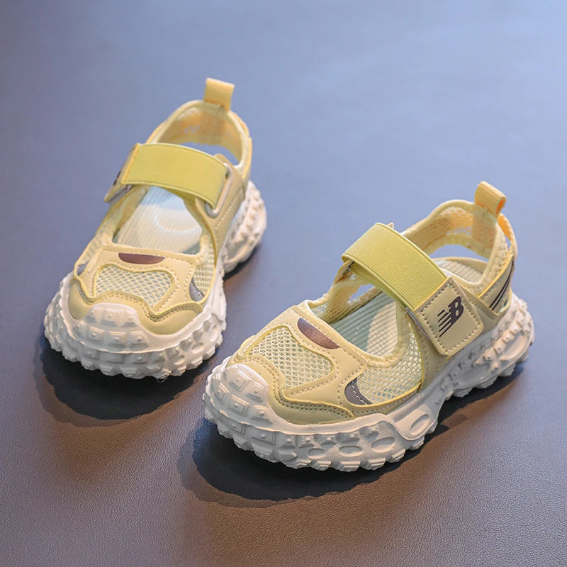 Summer Children Mesh Clunky Sneakers Boys Girls Breathable H