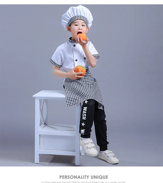 Kids Chef Uniform – Cook Costume Set