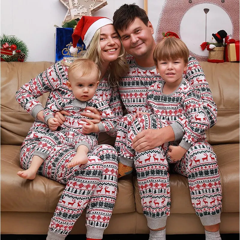 Family Matching Christmas Pyjamas Set