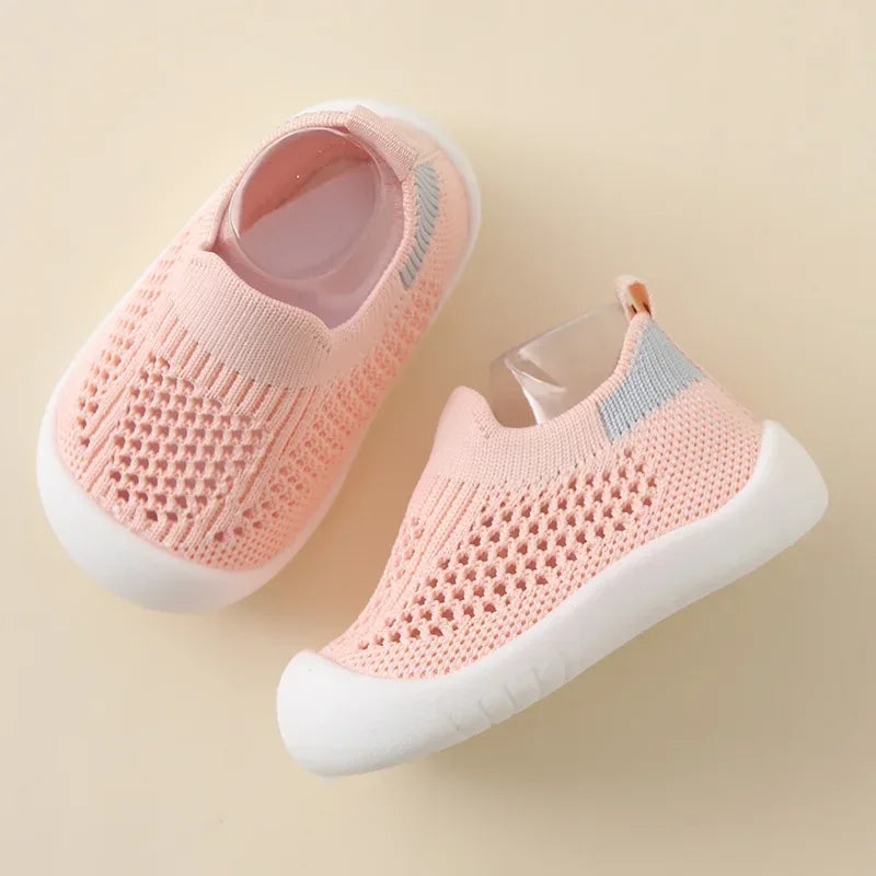 Breathable Knit Mesh Walking Shoes for Kids Spring Summer So
