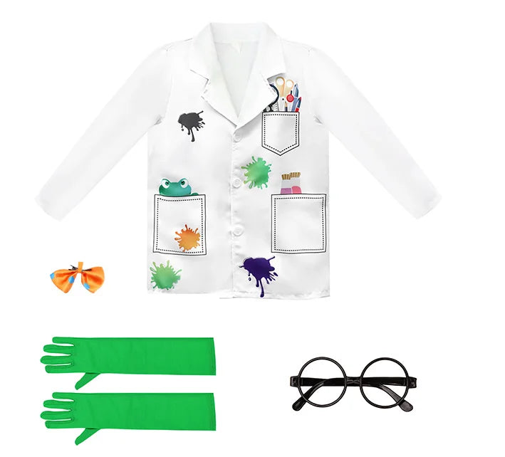 Kids Doctor & Nurse Costume with Accessories Set