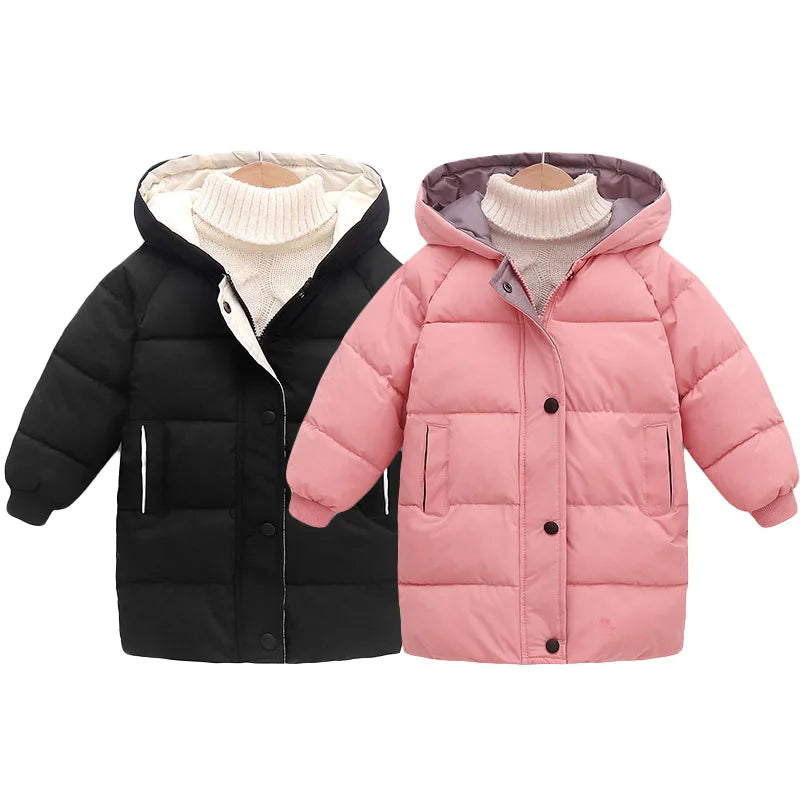 Quilted Parka Coat for Kids | Warm Winter Jacket