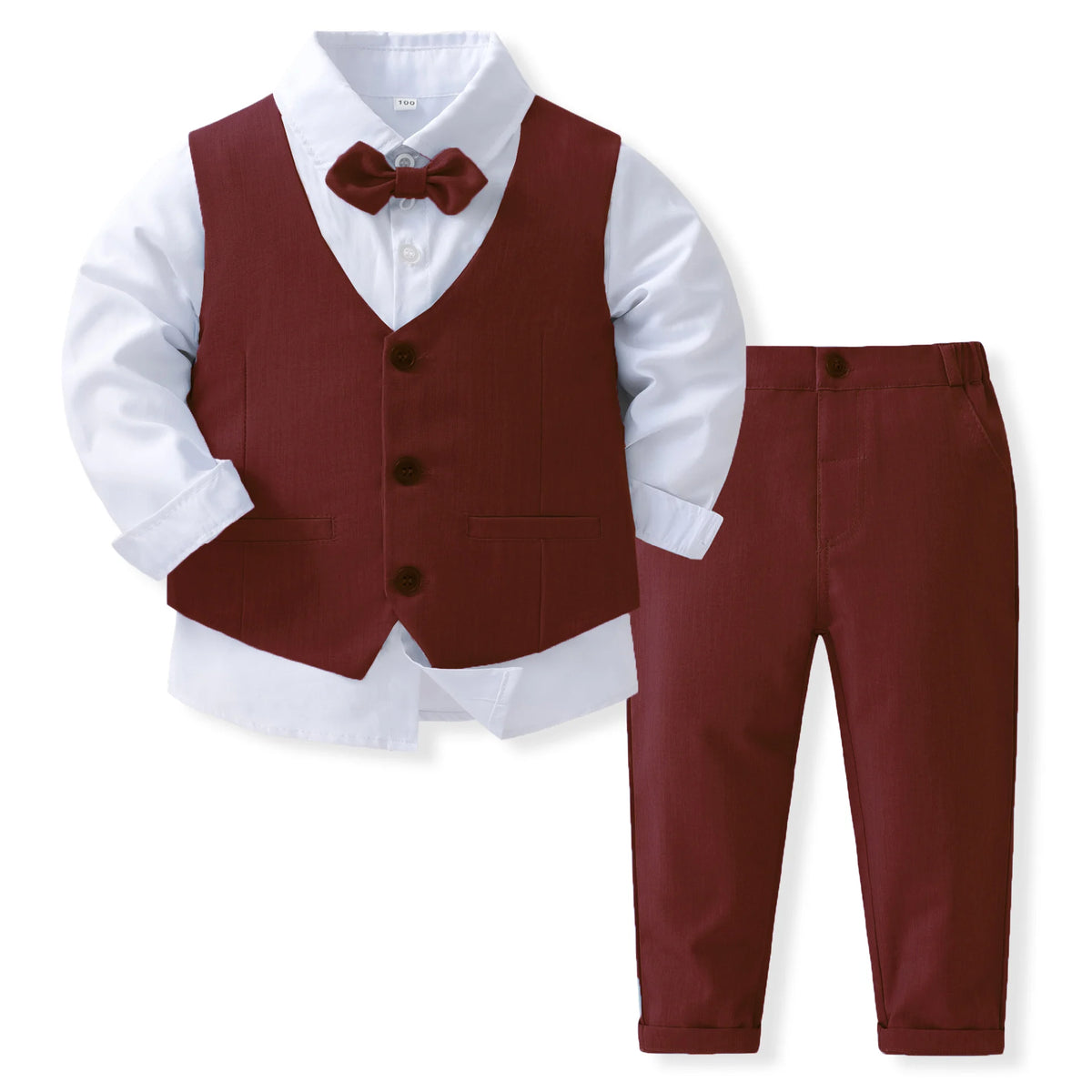Boys Formal Vest Suit Set – 6 Colours