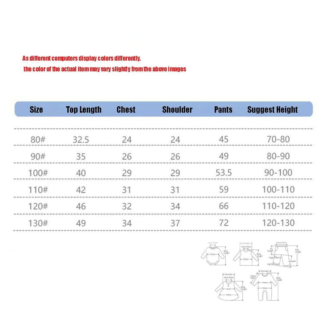 Baby Cotton Home Clothes Children's Class Suit Boys Girls Pa