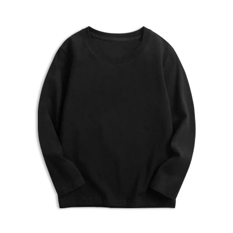 7 Colors Spring Long Sleeve Tees Children's T-shirt Cotton S