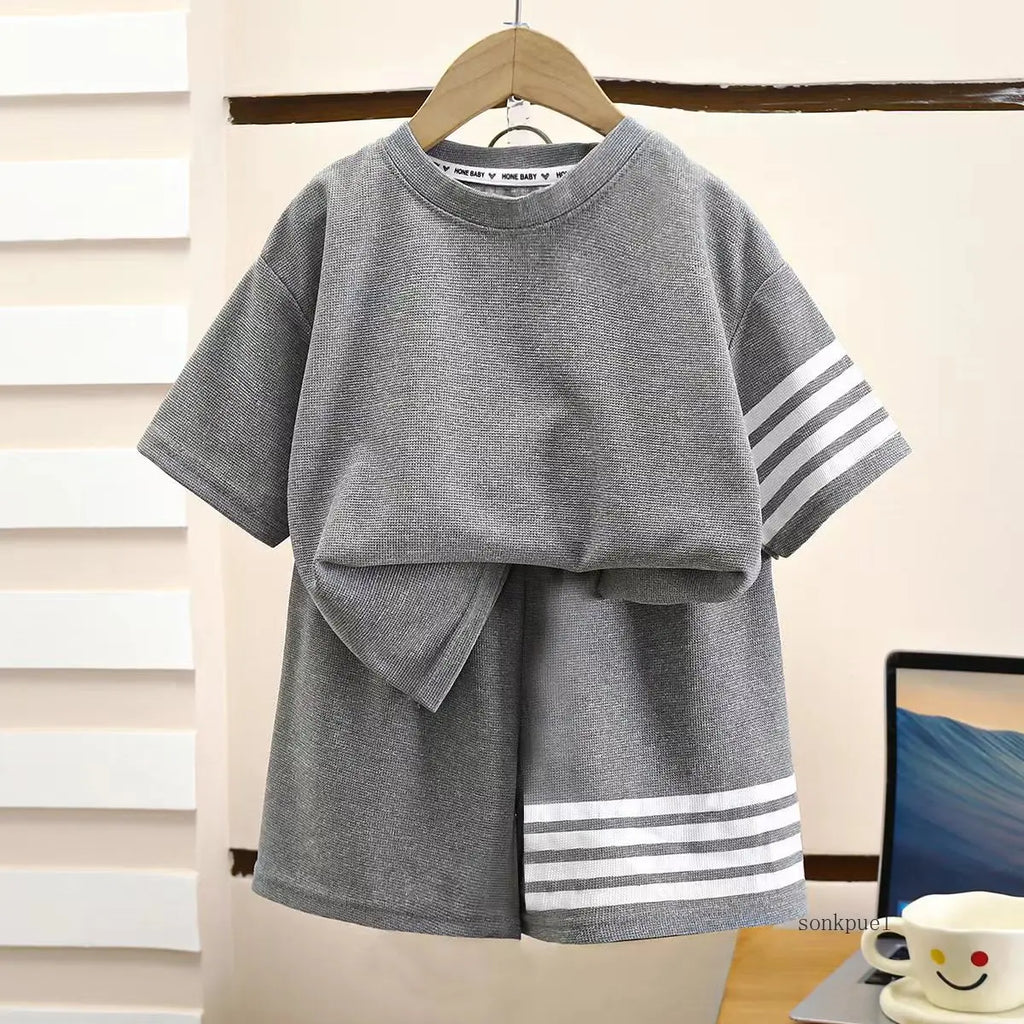 2pcs Baby Sports Suits Summer Clothes Boys Girls Casual Shor