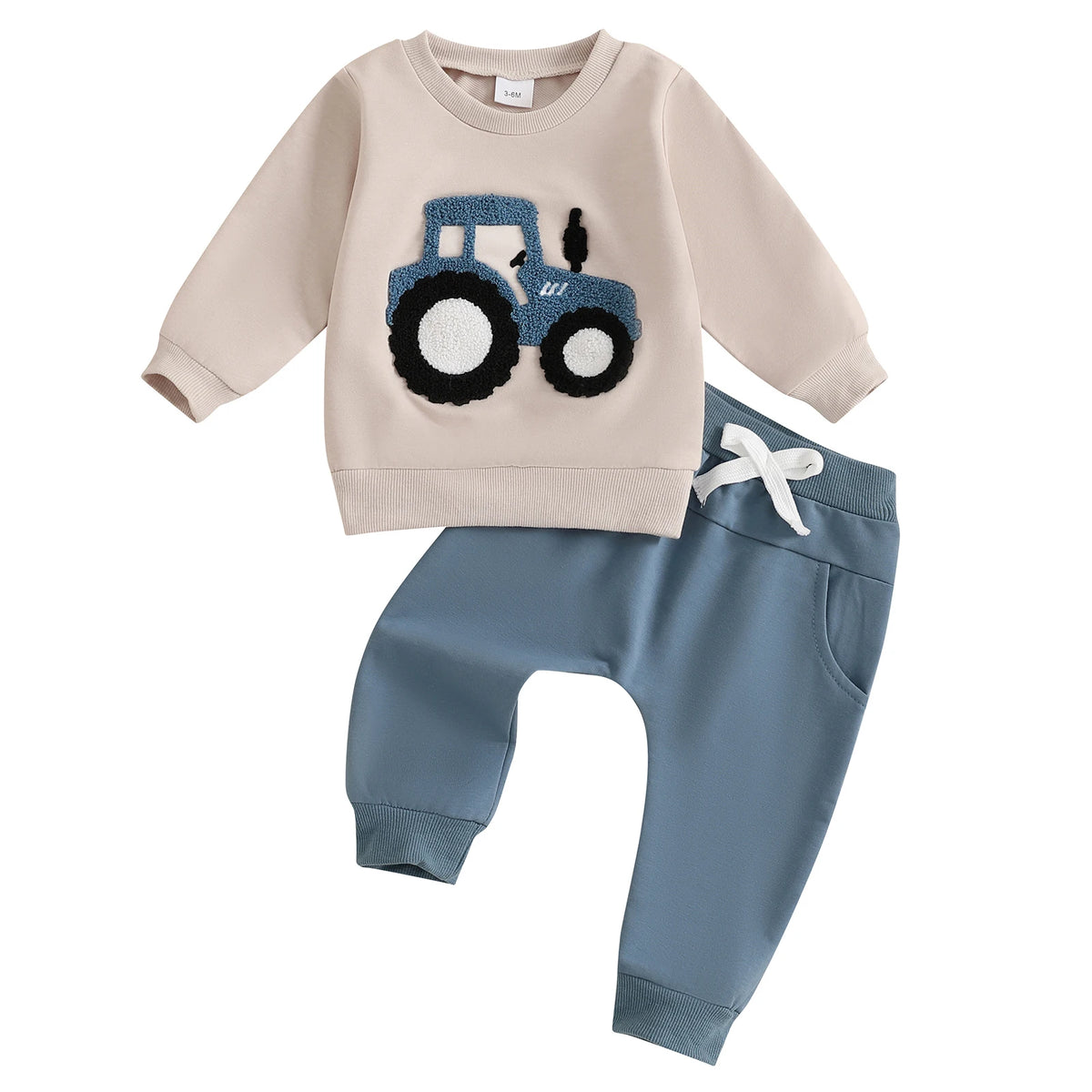 Embroidered Sweatshirt & Pants Set for Toddlers