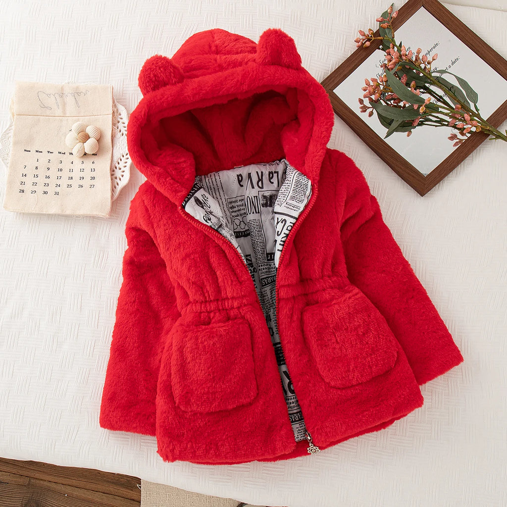 Girls' Cosy Sherpa Fleece Jacket