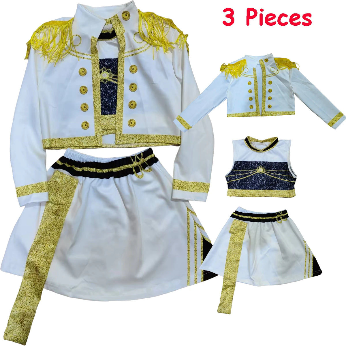 Kids Anime Cosplay Girl Costume Group Idol Singer Performanc