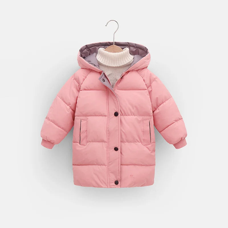 Quilted Parka Coat for Kids | Warm Winter Jacket