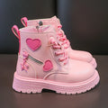 Girls Boots Kids Rubber Boots Cool Girl Autumn and Winter Co