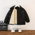 Boys Velvet-Lined Winter Coat | Warm & Cosy