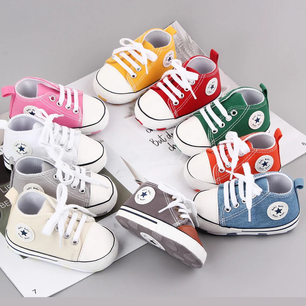 Spring Baby Shoes Boy and Girl Classic Canvas Casual Sneaker