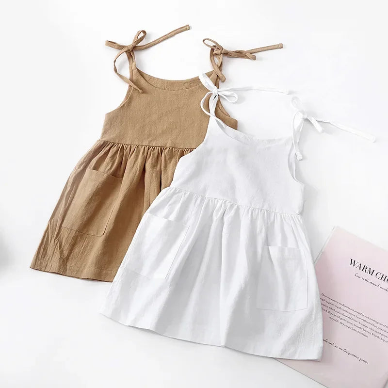 Sleeveless Cotton Sundress for Girls