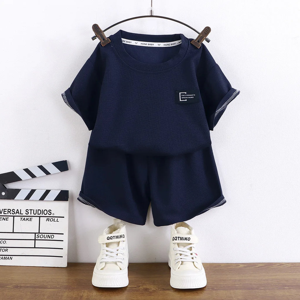 Waffle Knit Casual Set | Boys & Girls 2-10Y