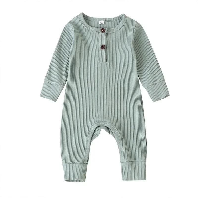 Ribbed Cotton Romper – Newborn to 18 months